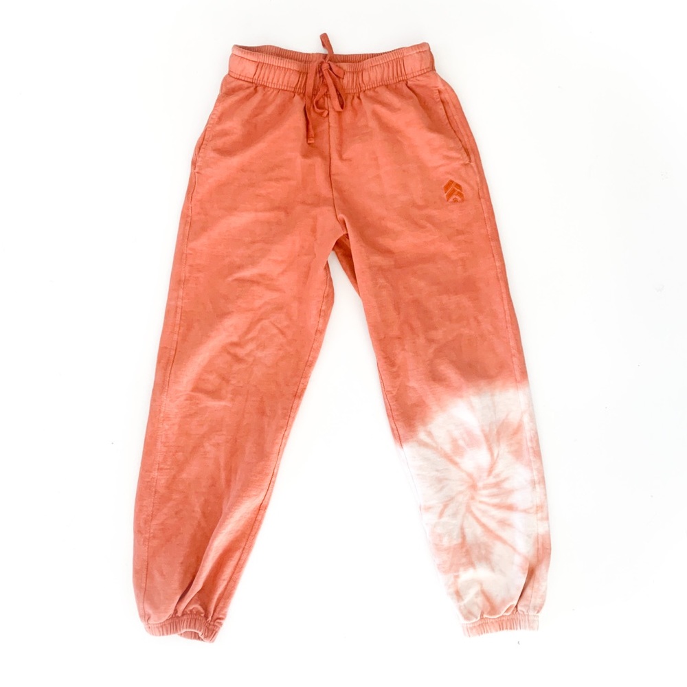 Barry’s Rust Tie Dye Sweatpants Joggers Orange